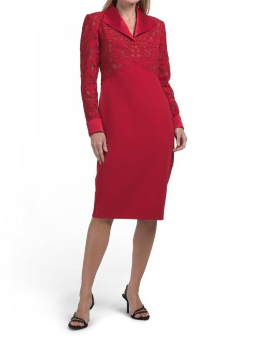 TADASHI SHOJI Collared Cocktail Dress